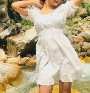 Zudio Cute White Dress❤️🐥