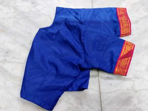 Silk Neavy Blue Colour Blouse
