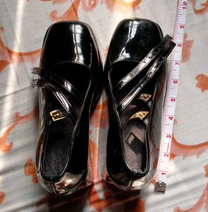 Black Mary Jane Flats