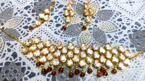 Elegant Kundan Jewelry Set