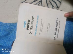 Pocket Dictionary Eng To Hindi