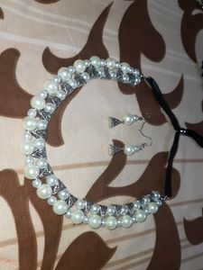 Oxidized Jewelry With Earings