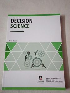 Decision Science (MBA 2nd Sem) NMIMS