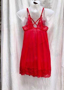 I. Red Lace Lingerie