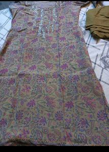 Mehndi Colour Suit