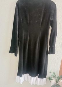 black velvet dress