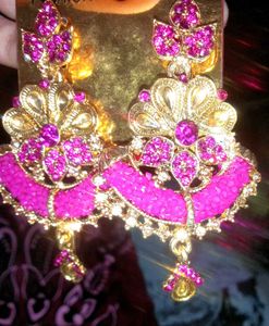 Gorgeous Pink &amp; Gold Bridal Choker