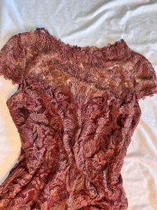 Elegant Lace Mini Dress