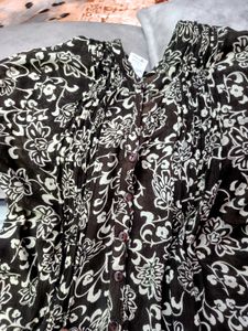 Floral Print Tunic Top