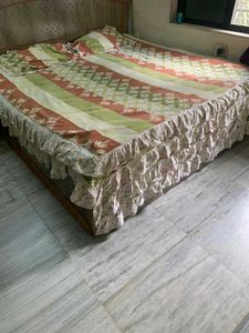Double Bedsheet With Frill Work