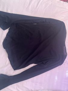 Black Long Sleeve Top