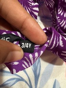 Purple Girls&#39; Romper (2-4 Years)