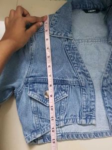 New Nuon Westside Denim Crop Jacket