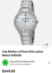 Swarovski ‘Mother Of Pearl’ Watch