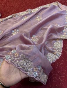 Elegant Lavender Saree