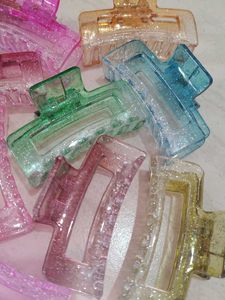 Sparkly Hair Claw Clips (Set of 3)