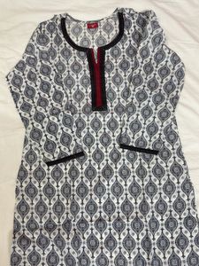 Printed Cotton Short Kurti