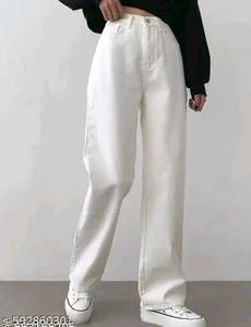 White Wide Leg Jeans