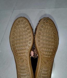 Woven Brown Flats -used once