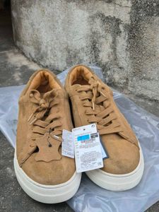 M&amp;S Autograph Suede Lace-Up Sneakers