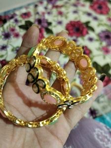 High Gold Bangles
