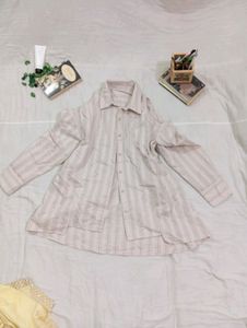 Oversized Pink Shirt