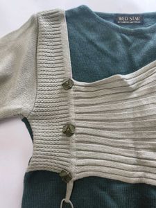 Stylish &amp; Smart Grey Sweater For Parties