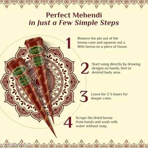 Neeta Mehendi Cone – 100% Natural HennaDeep,