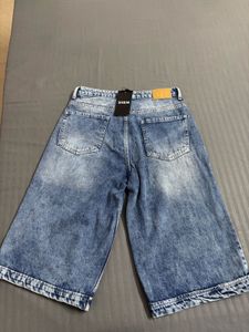 Knee Lenth Denim Short