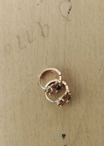 Rose Gold Floral Drop Earrings