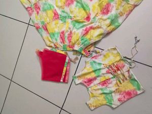MULTICOLORED CROP TOP LEHENGA 🤗