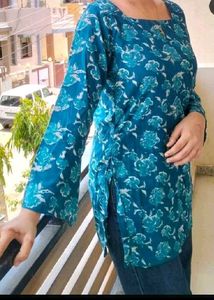 Floral Print Kurta