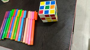 Rubic Cube &amp; Sketch Pens