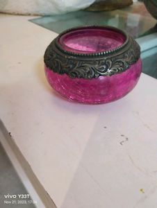 Glass Candle Holder
