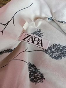 Floral Print white crop Shirt