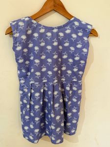 Xs/ S Cute Floral Print Short Kurti