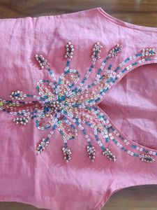 Pink Embellished Top