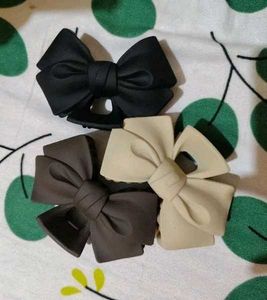 Bow Hair Clips (Set of 3)❤️🌸
