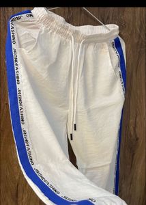 Stylish White Track Pants