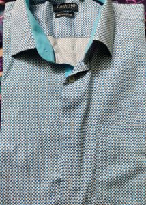 Callino Sky Blue Shirt For Men (44' Xxl)
