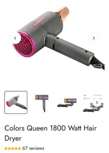 Colours Queen 1800 Watt Hair Dryer