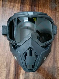 Black Protective Helmet Mask