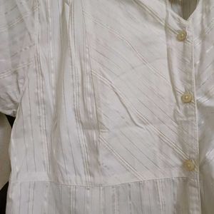 Y2k Fitted Shinning Shirt 🤍