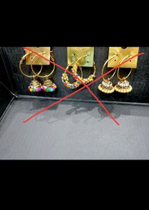 Combo of any three earrings