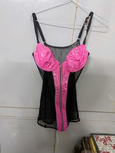 Pink Bustier Top