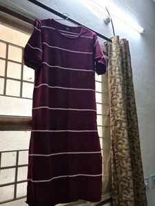 Striped T-Shirt Dress