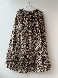 Leopard Print Maxi Skirt