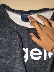 Gray Graphic Sweatshirt