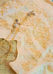 Green &amp; Gold Lehenga Choli Set