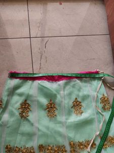 Elegant Embroidery Long Skirt For Girls